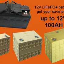 12V LiFePO4 / LiFeYPO4 battery pricing