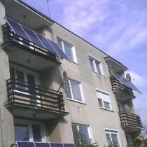 Another solar balcony installation!