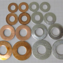 Double-metal washers Al-Cu (aluminium - copper)