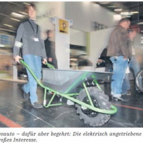 EVBarrow from eCarTec reported by the Süddeutche Zeitung