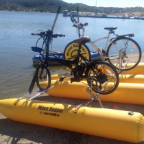 EVBike as a electric floating boat