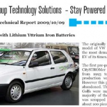 Electric Vehicle Technical Report 2009/10/09