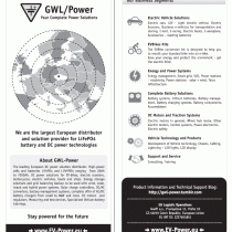 GWL Power Promotion Leaflet at eCarTec 2011