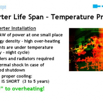 MicroInverters - no internal overheating - long life-time performance