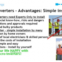 MicroInverters – Simple Installation Brings Costs Down