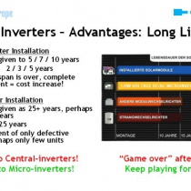 MicroInverters – The definite advantage: Long Life-span