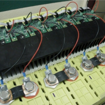 Photos of an installation of the RT-BMS