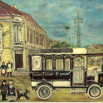 Replica of a 1907 trolleybus powered by GWL/Power