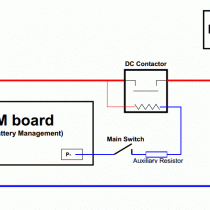 SBM wiring diagram with charger and controller