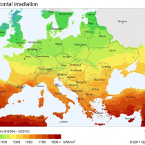 Solar Radiation Maps for Europe and other countries