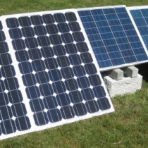 Testing solar panels for performance