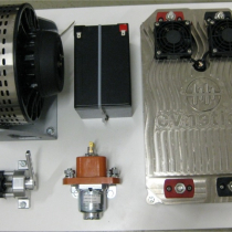 The DC motor setup