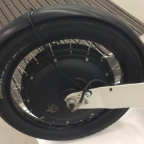 The smallest EVBIKE wheel