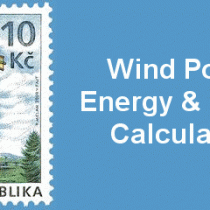 Wind Power Energy Output and Force Calculation