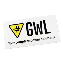 Promo: Sticker with GWL logo 10x5cm 