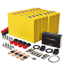 LiFePO4 12V, 2.4kWh LiFeYPO4 lithium battery set with 200Ah cells, BMS mobile monitoring Winston 