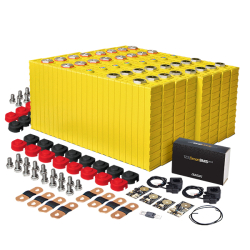 LiFePO4 12V, 8.4kWh LiFeYPO4 lithium battery set with 700Ah cells, BMS mobile monitoring Winston 