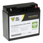 12V LiFePO4 bateries in SLA design with monitoring