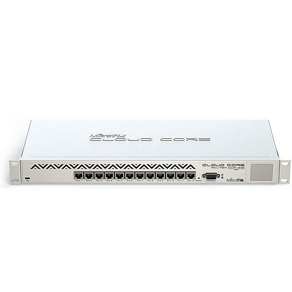 Cloud Core Router CCR1016, 12x Gbit LAN, Touchscreen LCD, L6 