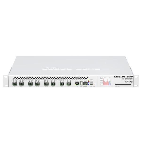 Cloud Core Router CCR1072, 8x SFP+, 1x Gbit LAN, 16 GB RAM, 2x USB, Touchscreen LCD, L6 
