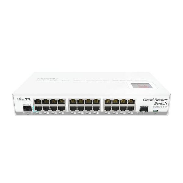 Cloud Router Switch CRS125, 24x Gbit LAN, Gbit SFP port, Touchscreen LCD, L5 