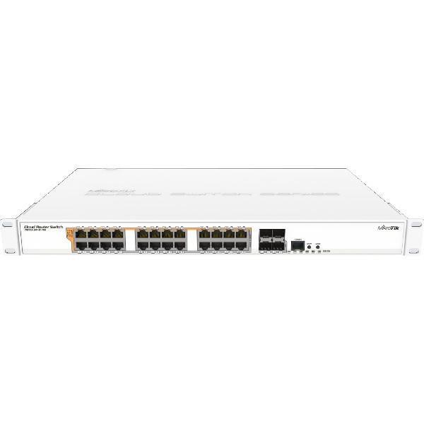 Cloud Router Switch CRS328, 24x Gbit PoE LAN, 4x SFP+, L5 