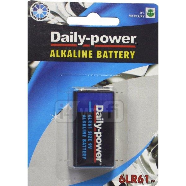 Alkaline Battery 9V 500 mAh - 6LR61 
