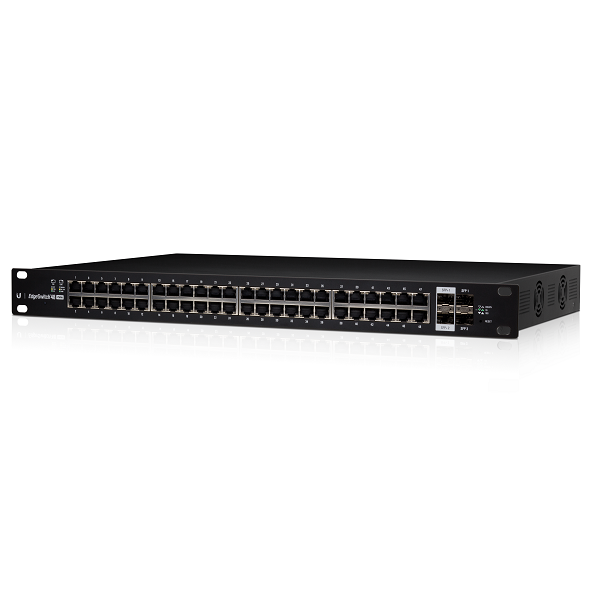 EdgeSwitch - 48x Gbit LAN, 2x SFP port, 2x SFP+, POE+, 750W  