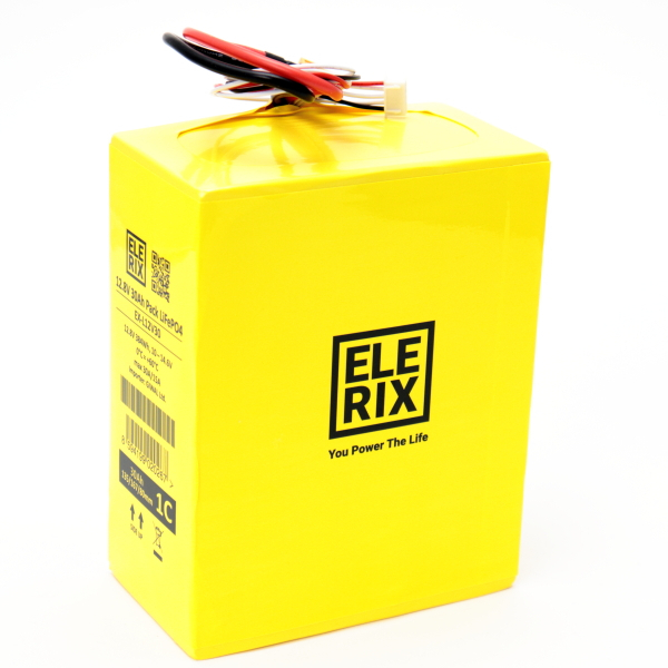 ELERIX Lithium Battery LiFePO4 12V 30Ah - Pack XT60 