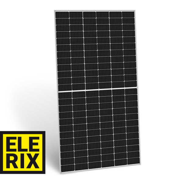 ELERIX Solar Panel Mono, Perc, Half Cut Bi-Facial 550Wp (ESM-550H), White 