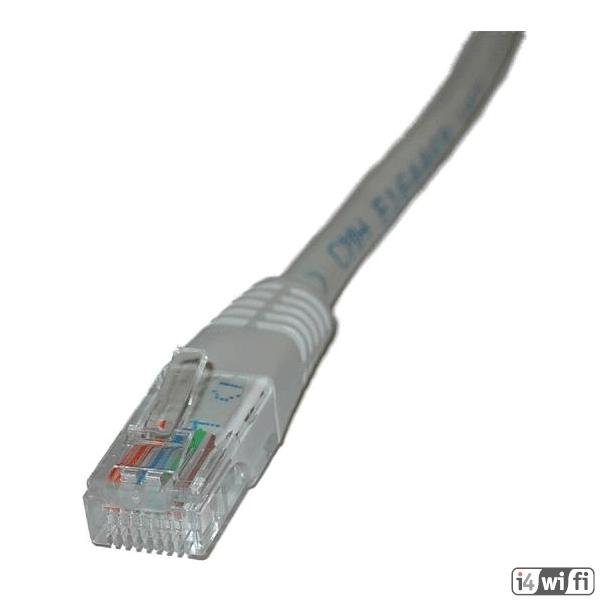 kabel patch UTP c5e 0,5m grey 