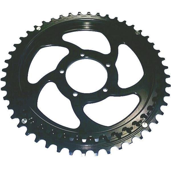 Double chainwheel for central ebike motor (42T and 48T) 