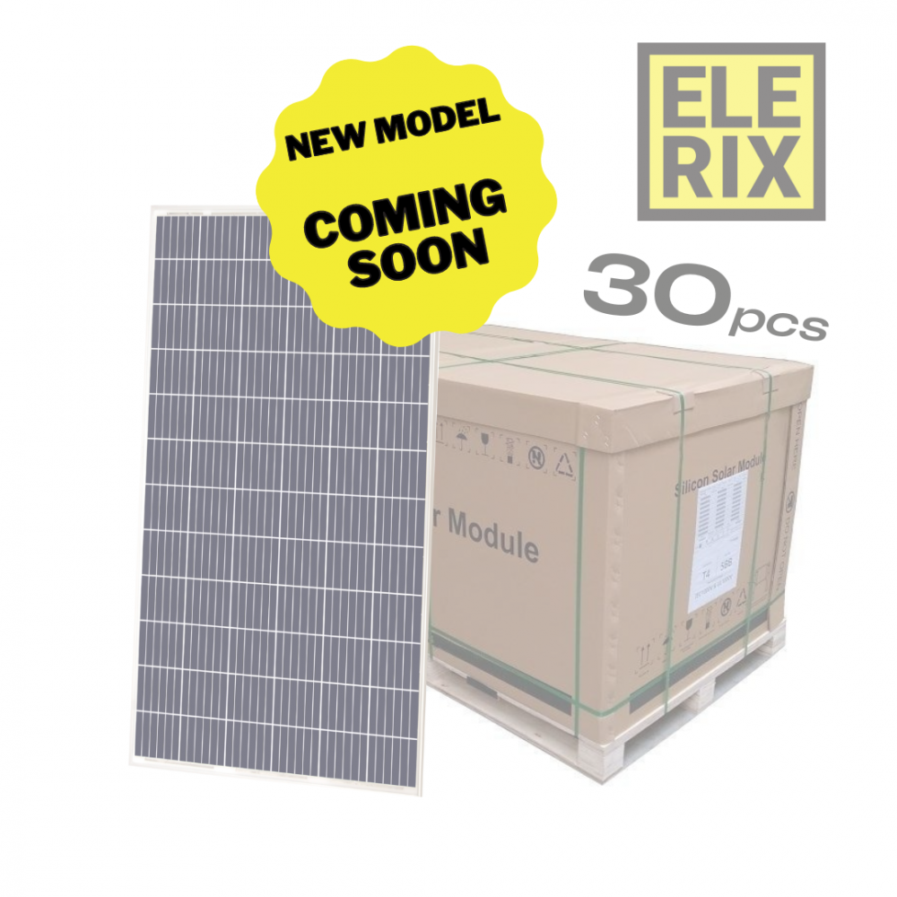 ELERIX Solar Panel Poly 290Wp 60 Cells, Pallet 30 pcs (ESP290) 