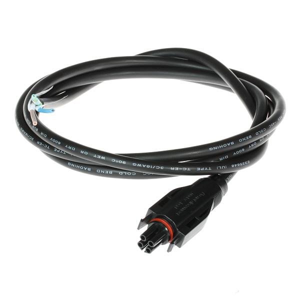 EVT248, YC500T  1m outdoor cable 230V/25A, open end 