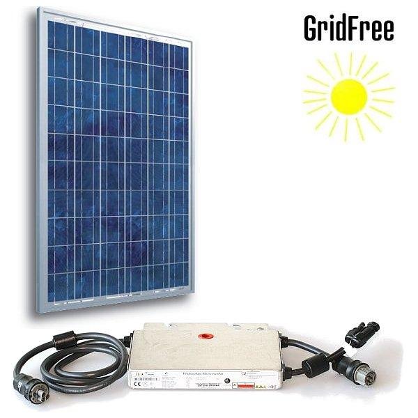 GridFree: Kit panel 250Wp + Microinverter 230V/230W 