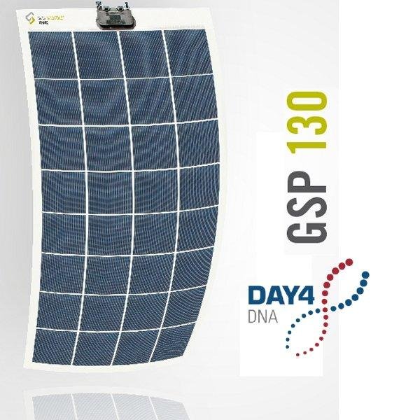 Solar panel DAY4 Flexible Poly 130 Wp (GSP 130 - MPPT 17V) EUFREE  