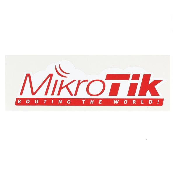 Sticker with Mikrotik motive 