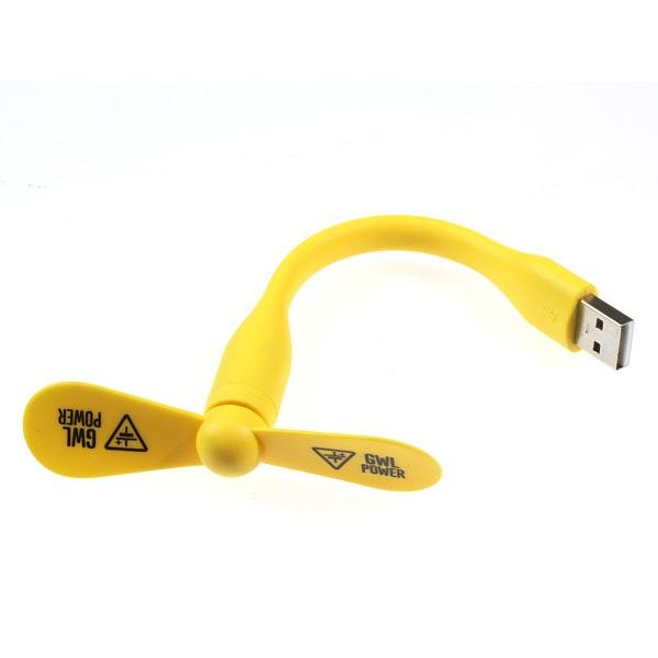 Promo: Refreshing USB fan - yellow 