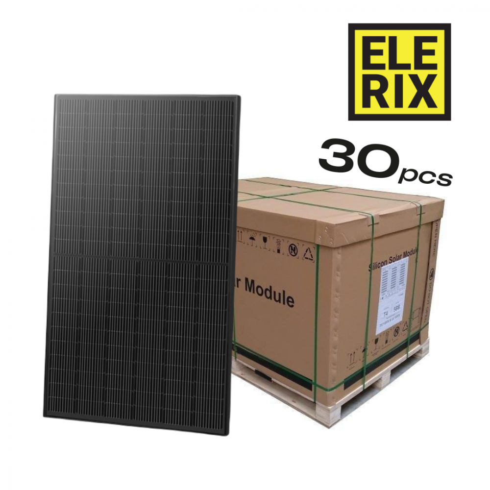ELERIX Solar panel Mono Half Cut 500Wp 132 cells, (ESM-500S), Pallet 30 pcs, Black  