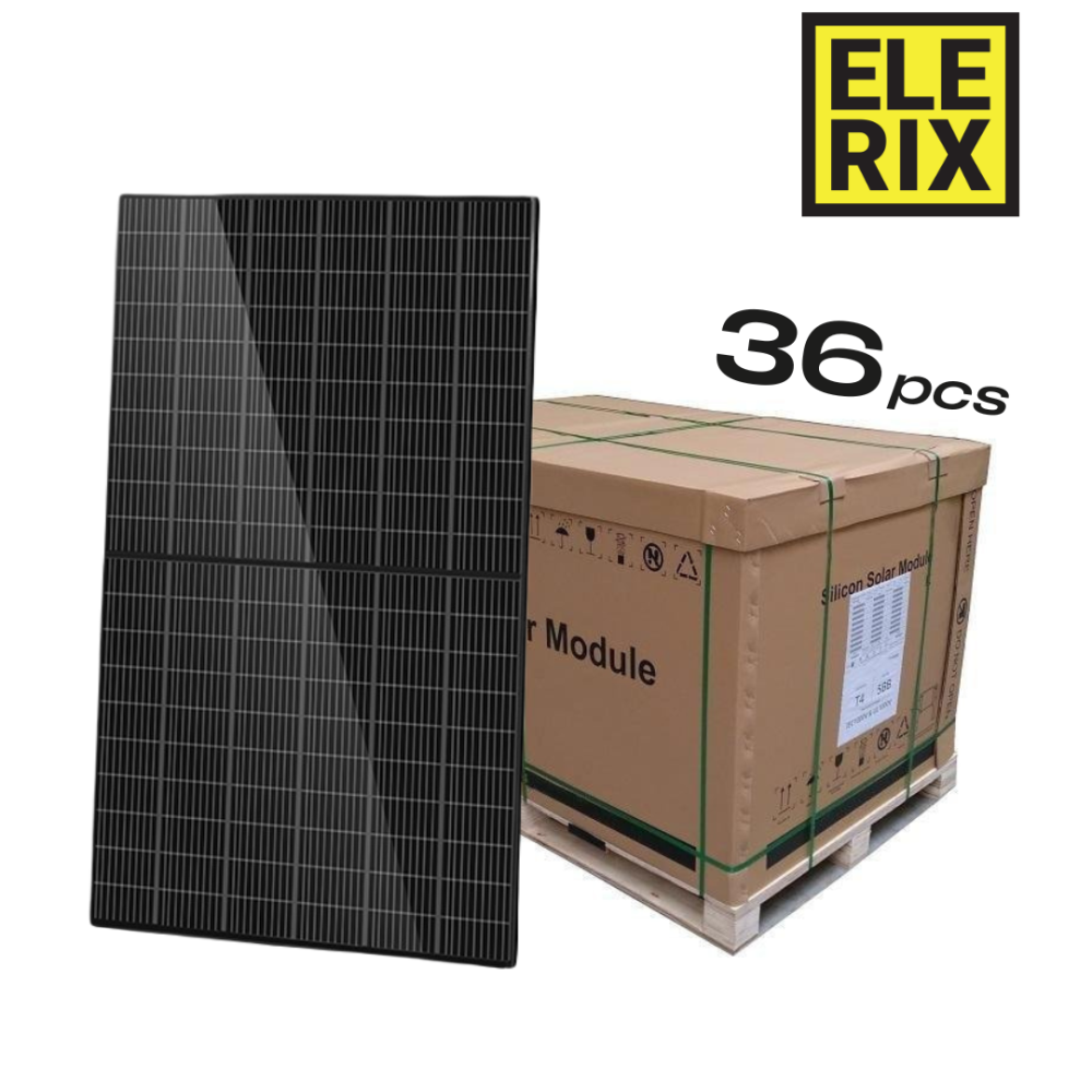 ELERIX Solar panel Mono Half Cut 415Wp 108 cells, Pallet 36 pcs (ESM-415) Black 
