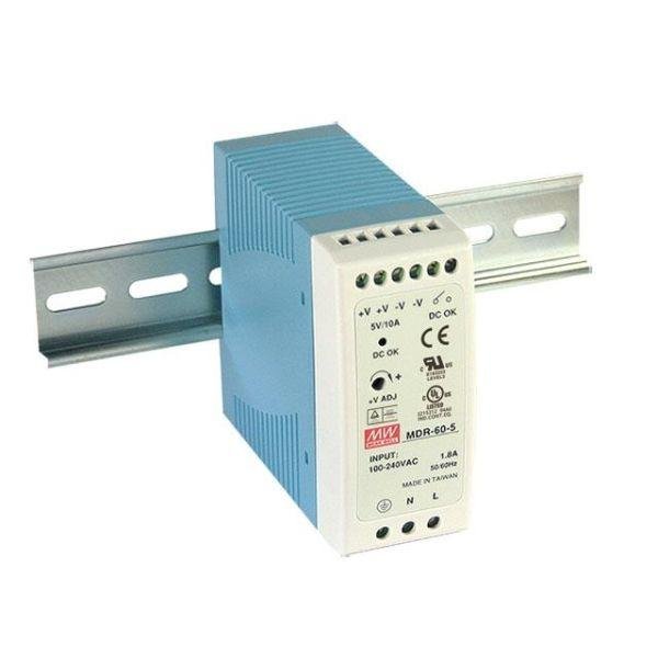 Power supply Mean Well MDR-60-12 for DIN rail - 60W 12V 