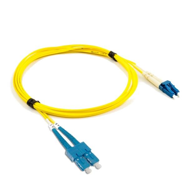 Optical patch cord LC-SC 2 m 9/125 single-mode fiber 