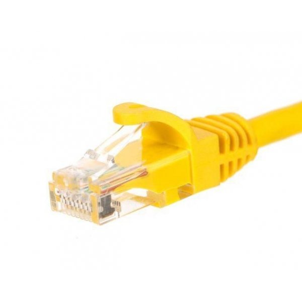 Patch cable UTP c6e 0,5m yellow 