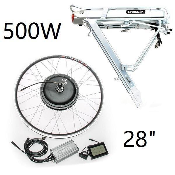 Set motor with rim 28" Front drive, with battery 36V/13Ah to rack 