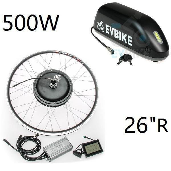Set motor with rim 26" Rear drive with battery 36V/13Ah to frame 