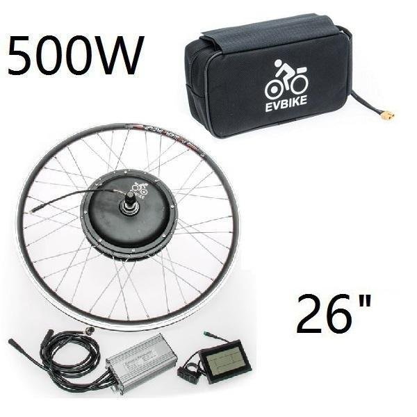 Set motor with rim 26" Front drive, with battery 36V 15,6Ah in bag 