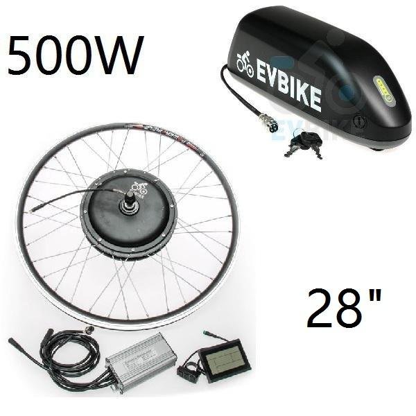 Set motor with rim 28" Front drive with battery 36V/13Ah to frame 