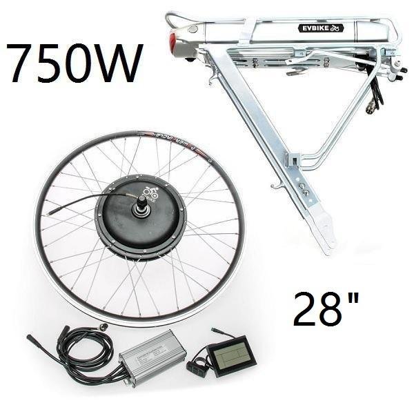 Set motor with rim 28" Front drive, with battery 48V9Ah - rack 