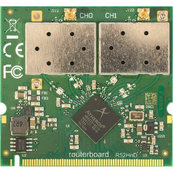 R52HnD miniPCI Card 802.11a/b/g/n, Atheros AR9220 (2,4/ 5 GHz, 26 dBm) 