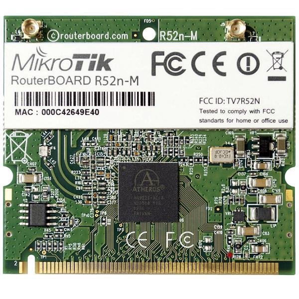 R52n-M miniPCI Card 802.11n, Atheros AR9220 (2,4/ 5 GHz) 